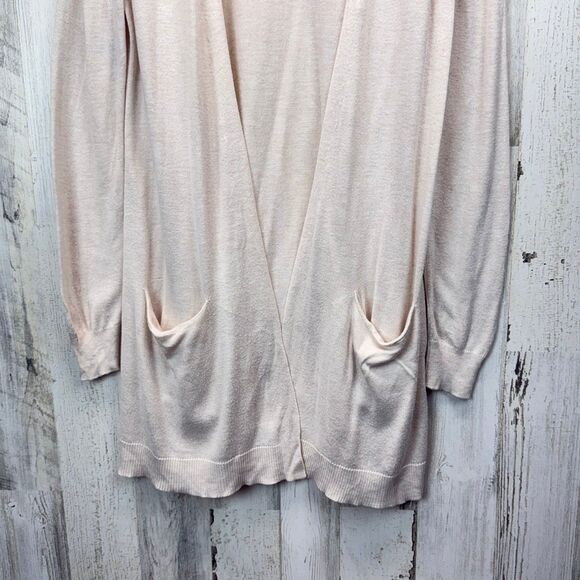 Maison Jules Long Open-Front Jersey Cardigan Sweater M - Picture 4 of 11